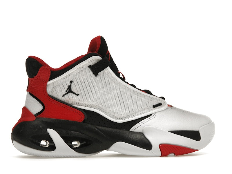 Jordan Max Aura 4 White Black University Red