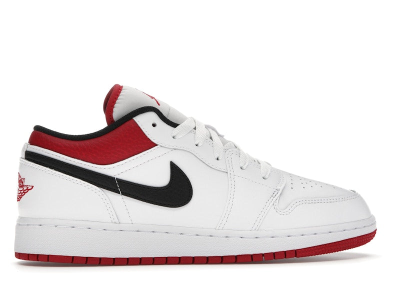 Jordan 1 Low White Gym Red (GS)
