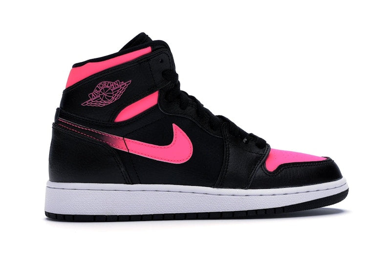 Jordan 1 Retro High Black Hyper Pink (GS)