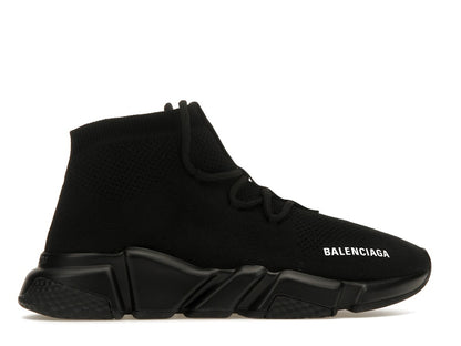 Balenciaga Speed Trainer Lace Up Black