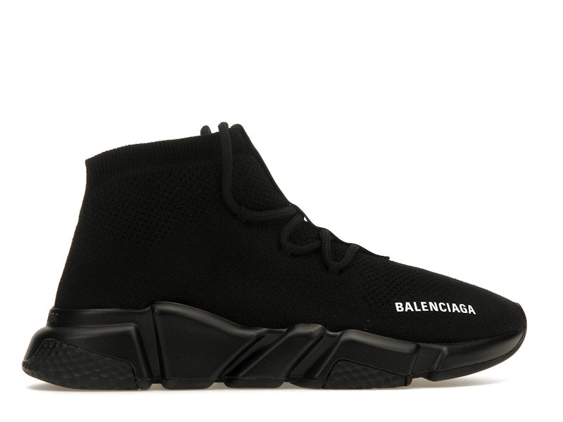 Balenciaga Speed Trainer Lace Up Black