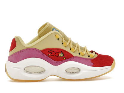 Reebok Question Low BBC Ice Cream Running Dog Yellow Red