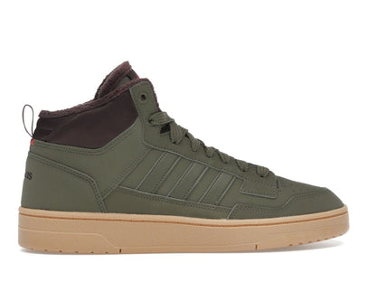 adidas Rapid Court Mid Winterized Olive Strata Shadow Brown Gum