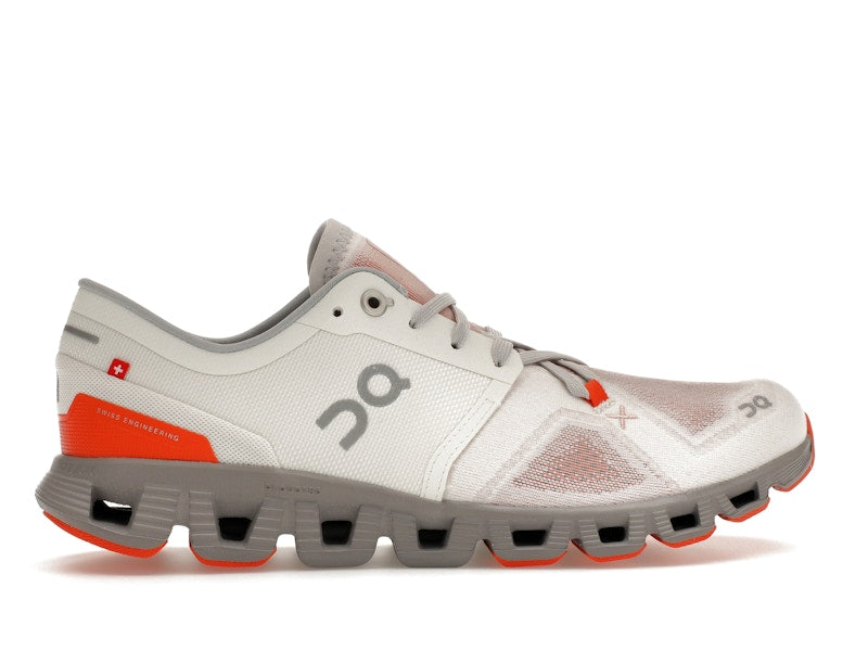 On Running Cloud X 3 Ivory Alloy (Women's)