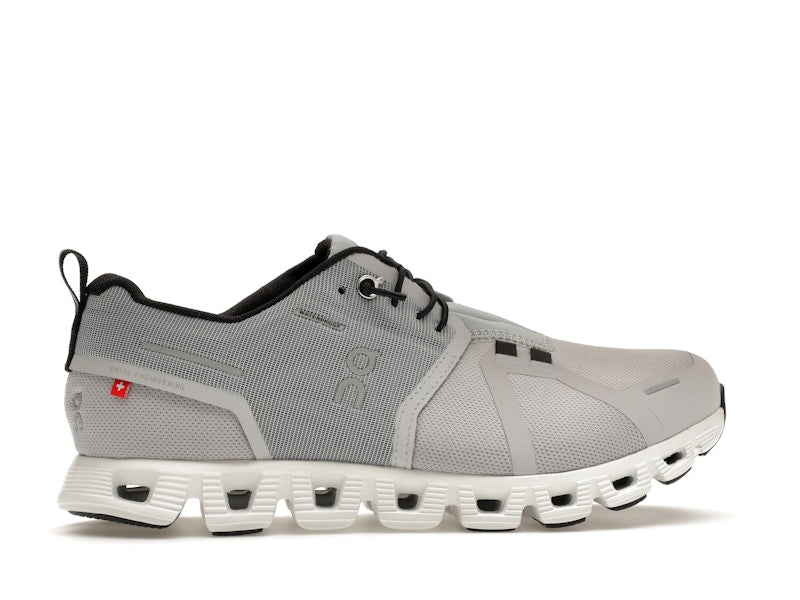 On Running Cloud 5 Waterproof Glacier Grey White (Women's)