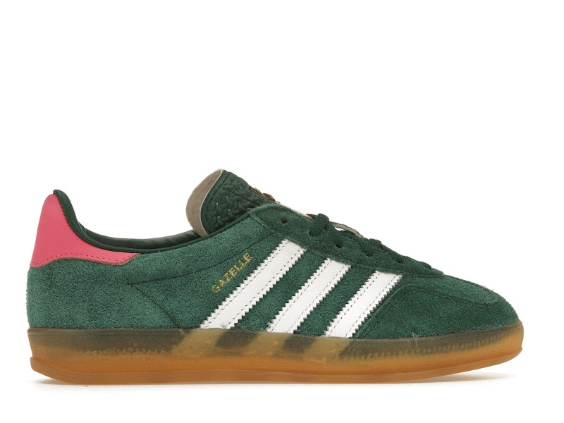 adidas Gazelle Indoor Collegiate Green Lucid Pink (Women's)
