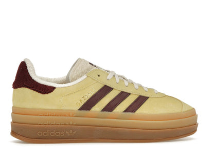 adidas Gazelle Bold Almost Yellow Maroon (Women's)