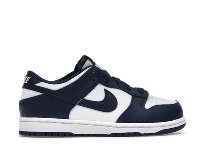 Nike Dunk Low White Midnight Navy (PS)