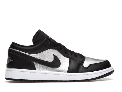 Jordan 1 Low SE Black Metallic Silver (Women's)