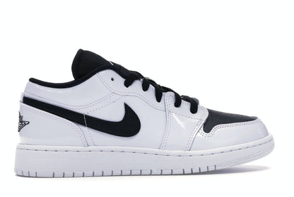 Jordan 1 Low White Black Patent (GS)