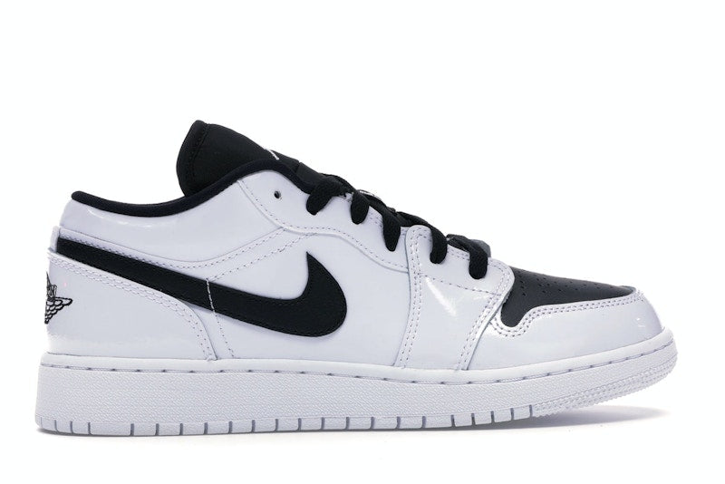 Jordan 1 Low White Black Patent (GS)