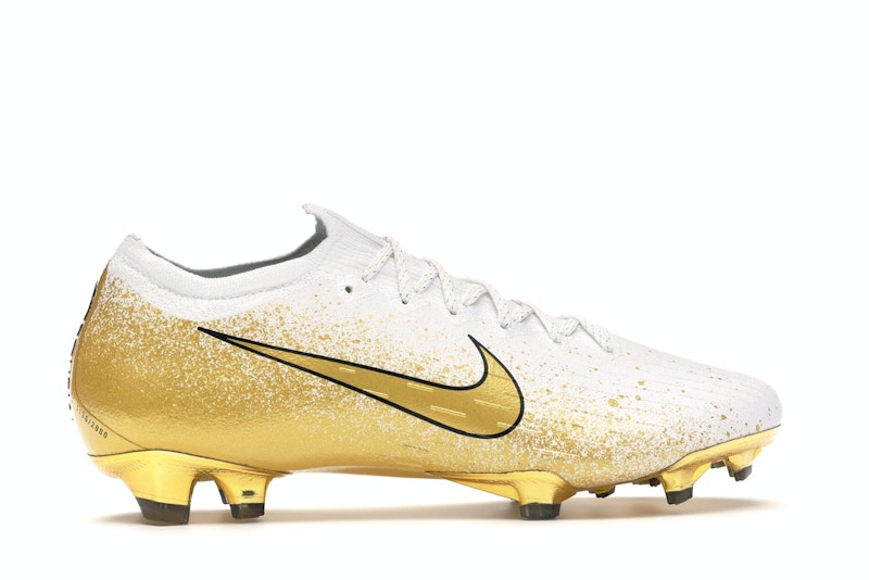 Nike Vapor 12 Elite SE FG White Metallic Gold