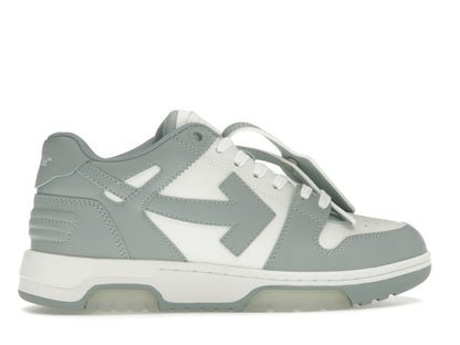 OFF-WHITE Out Of Office OOO Low Tops White Grey