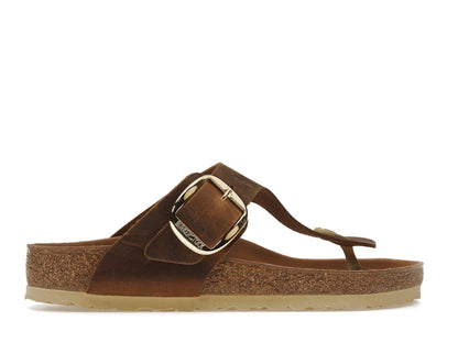 Birkenstock Gizeh Big Buckle Oiled Nubuck Cognac (Women's)