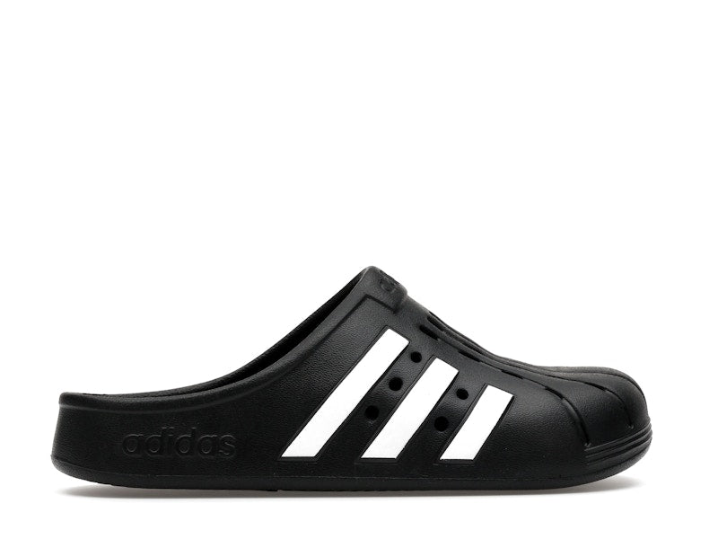 adidas Adilette Clogs Core Black Cloud White