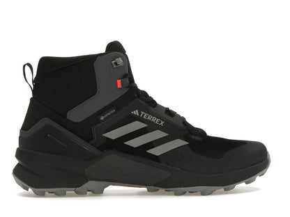 adidas Terrex Swift R3 Mid GTX Core Black Grey Solar Red