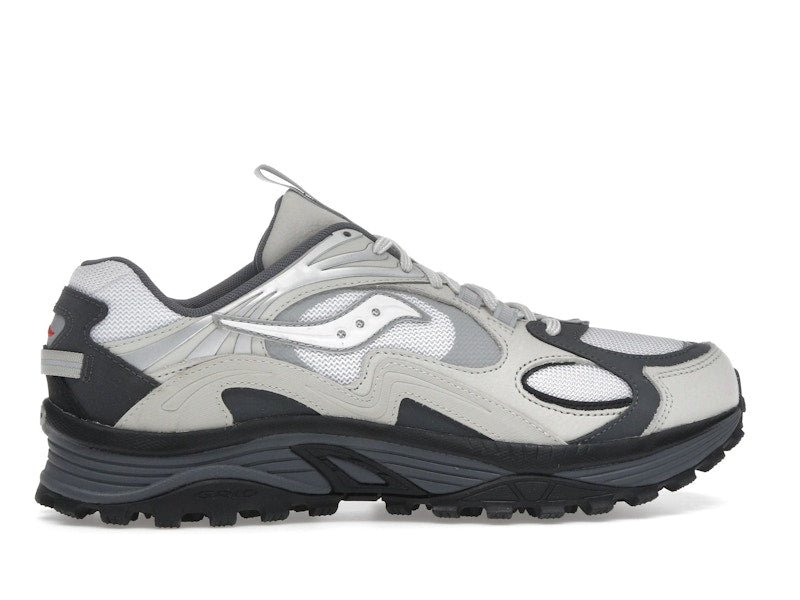 Saucony Grid Aura X Grey Pack White