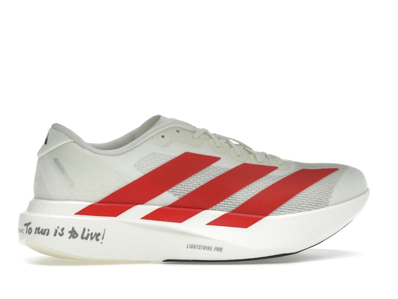 adidas Adizero EVO SL Off White Better Scarlet