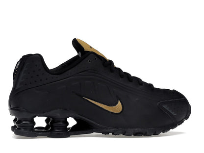 Nike Shox R4 Black Metallic Gold (GS)
