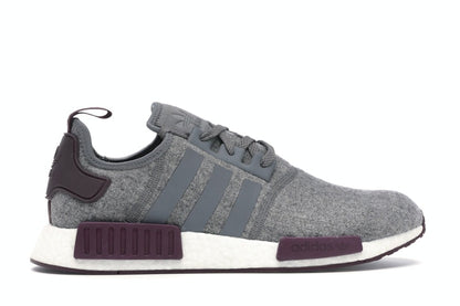 adidas NMD R1 Wool Grey Four Maroon