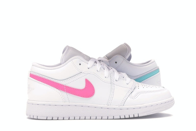 Jordan 1 Low White Neon (GS)