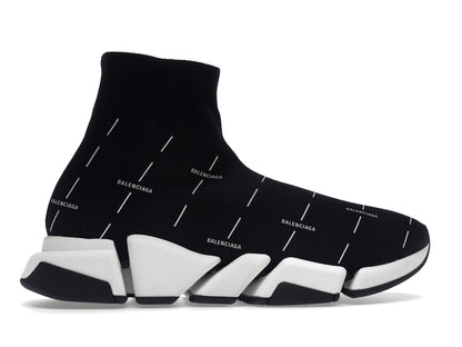 Balenciaga Speed 2.0 Black White Logo