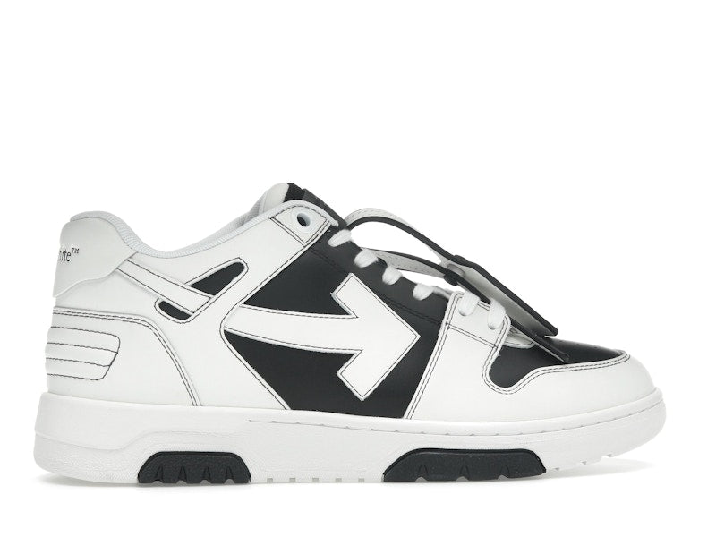 OFF-WHITE Out Of Office OOO Low Tops Black White
