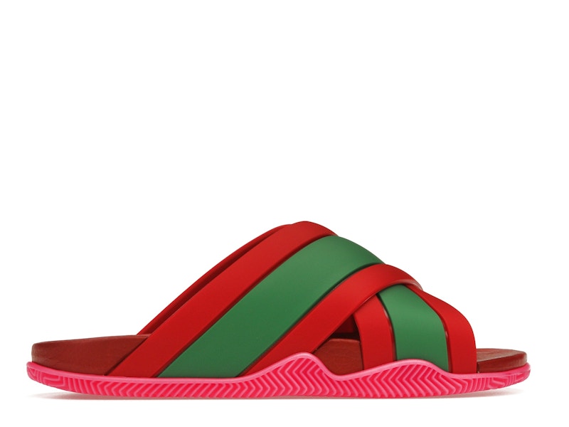 Gucci Web Slide Pink Rubber (Women's)