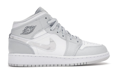 Jordan 1 Mid Grey Camo (GS)