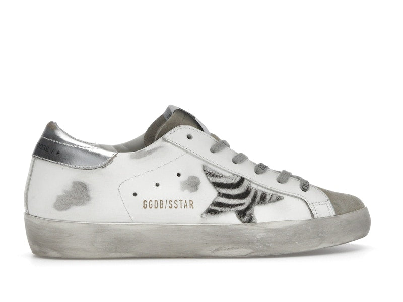 Golden Goose Super-Star Zebra Print Pony Skin Star (Women's)
