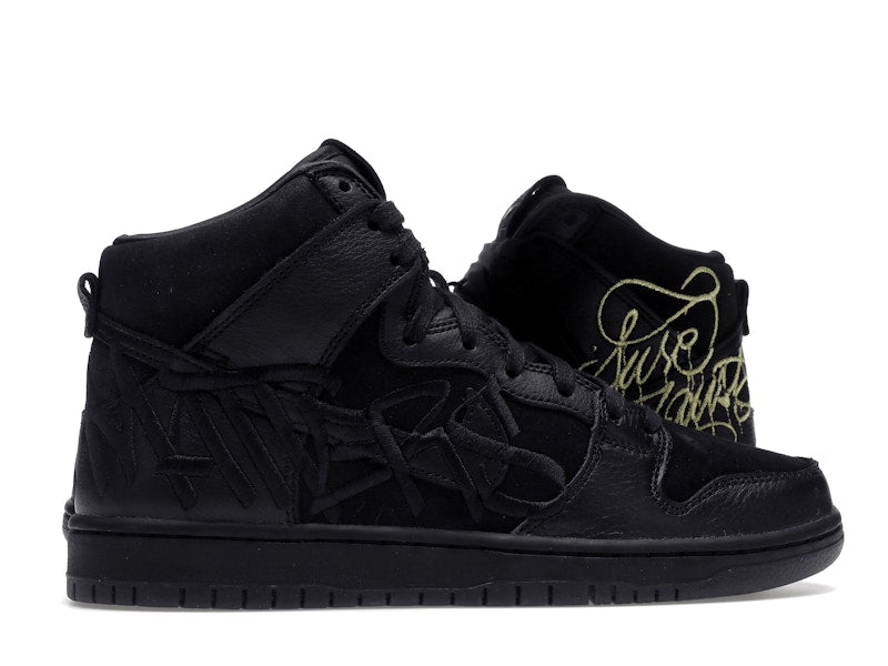 Nike SB Dunk High FAUST Black Gold
