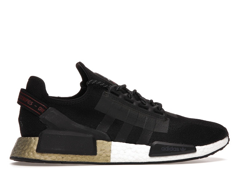 adidas NMD V2 Core Black Gold Metallic