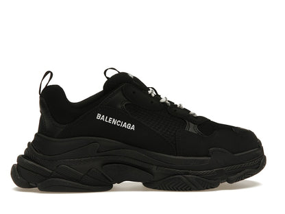 Balenciaga Triple S Black White Laces
