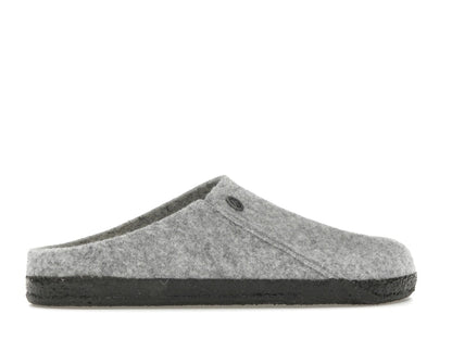 Birkenstock Zermatt Shearling Clog Wool Felt Light Gray