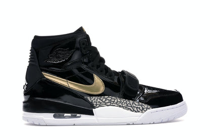 Jordan Legacy 312 Black Gold Patent
