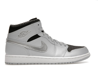 Jordan 1 Mid Pure Platinum Metallic Silver