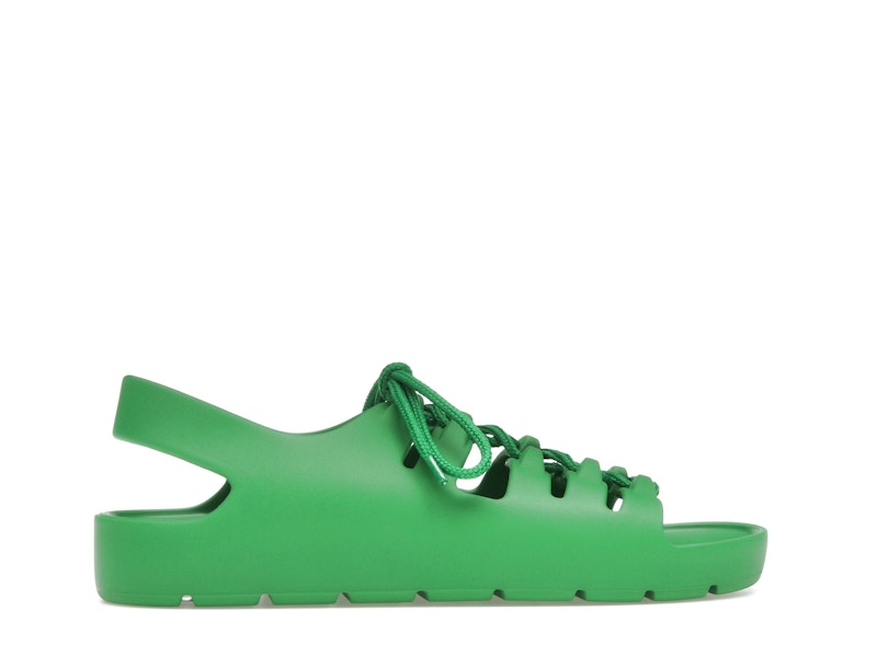 Bottega Veneta Jelly Lace Up Sandal Green (Women's)