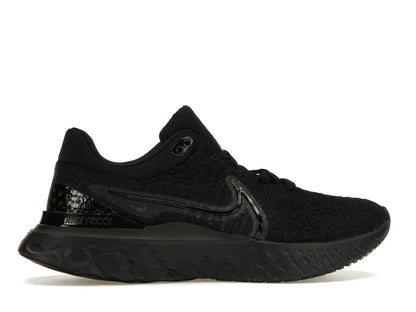 Nike React Infinity Run Flyknit 3 Triple Black (Women's)