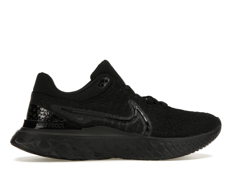 Nike React Infinity Run Flyknit 3 Triple Black (Women's)