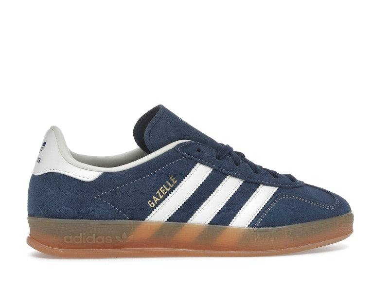 adidas Gazelle Indoor Night Indigo Off White Gold Metallic