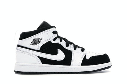 Jordan 1 Mid White Black (PS)