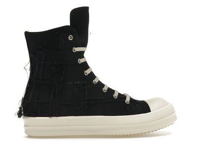 Rick Owens DRKSHDW Slashed Sneaks Black Milk