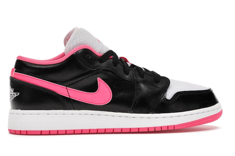 Jordan 1 Low Black White Hyper Pink (GS)
