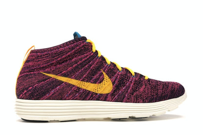 Nike Lunar Flyknit Chukka Grand Purple Laser Orange