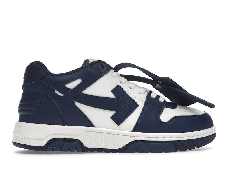 OFF-WHITE Out Of Office "OOO" Low Tops Dark Blue White