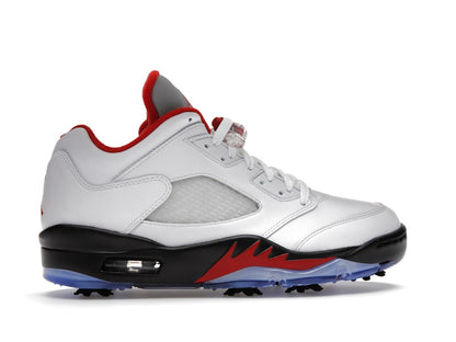 Jordan 5 Retro Low Golf Fire Red (Silver Tongue)