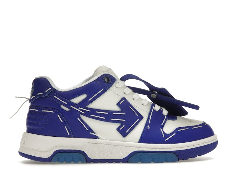 OFF-WHITE Out Of Office Sartorial Stitching White Dark Blue (Women's)