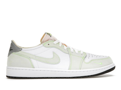 Jordan 1 Retro Low White Ghost Green Black