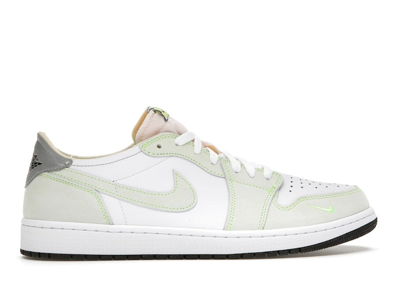 Jordan 1 Retro Low White Ghost Green Black