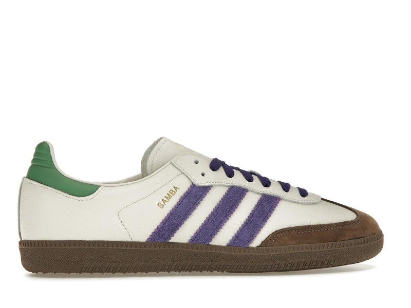 adidas Samba OG Off White Core Purple Green Brown (Women's)